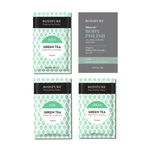 Green Tea Single-Use 4-Step (25 pks each in a box)